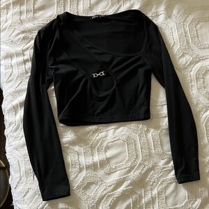 Black Long Sleeve Top